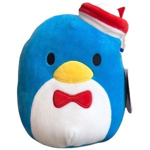 Squishmallows Hello Kitty Tuxedosam Sam 12" Penguin Plush Sanrio Blue Bowtie
